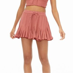 NWT Aeropostale High Waisted Tie Front Flippy Skirt Small